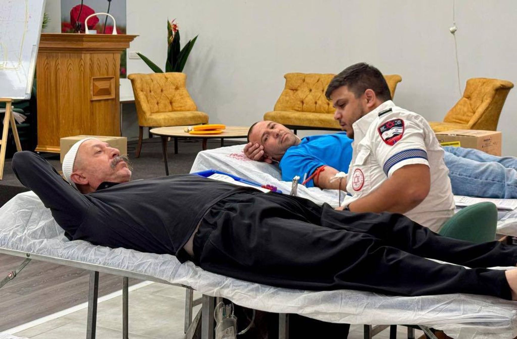 Blood donation center in Isfiya