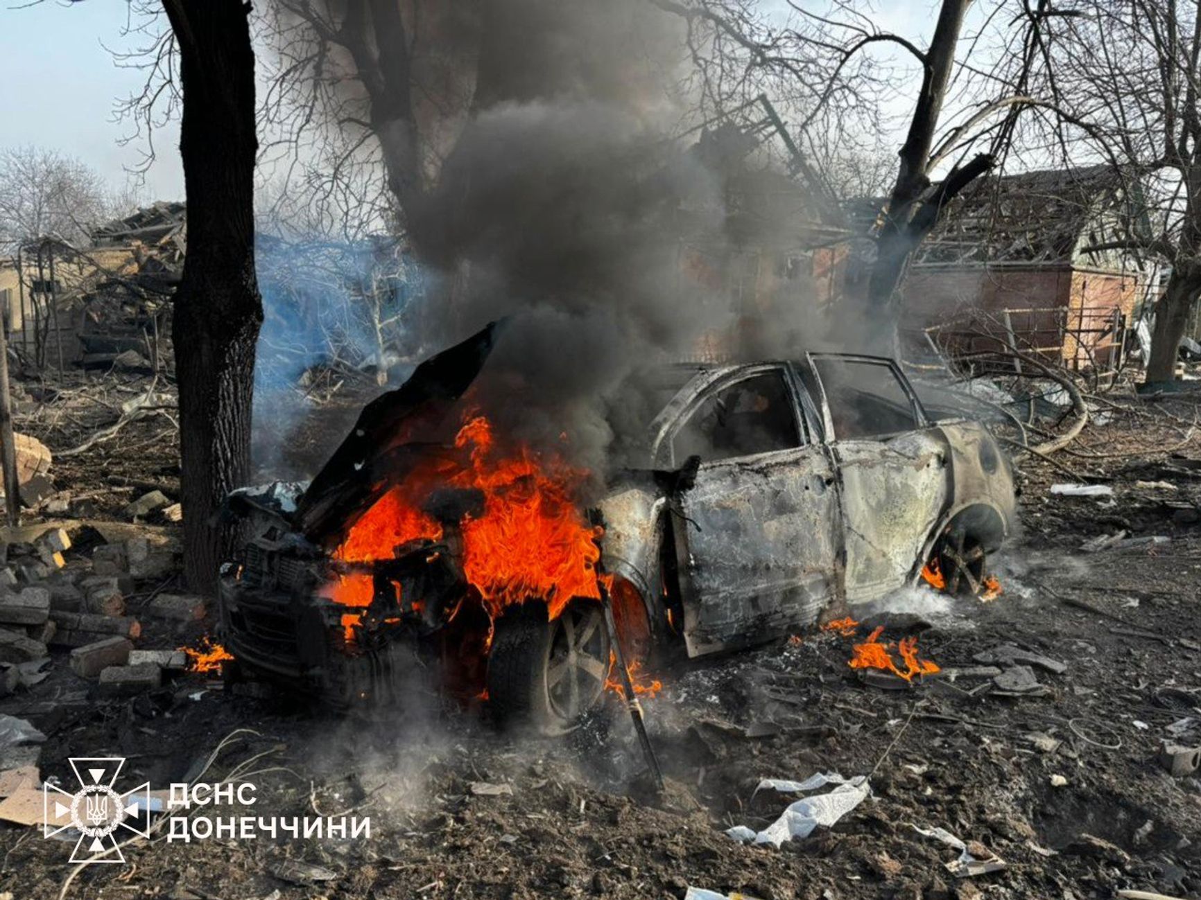 Последствия российского удара по Краматорску в Донецкой области 21 января 2026 года