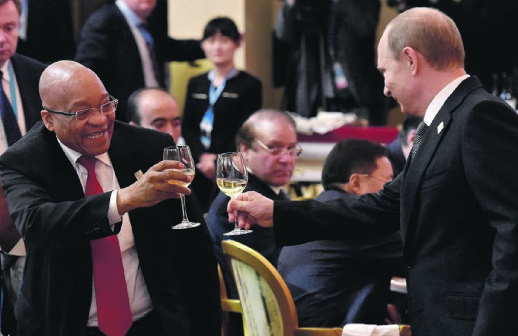 Former South African President Jacob Zuma and Vladimir Putin news24.com