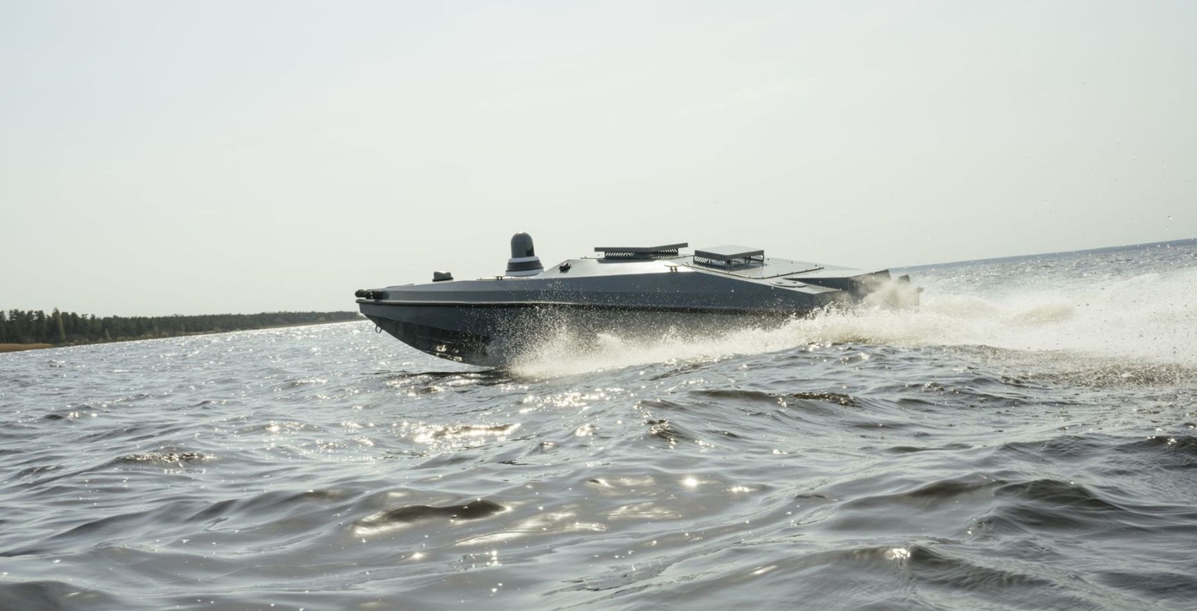 Test run of a Ukrainian maritime drone Emanuele Satolli.